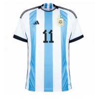 Argentinien Angel Di Maria #11 Fußballbekleidung Heimtrikot WM 2022 Kurzarm